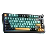 Keyboard Aula AU75 (3381) 3 Mode (Phiên bản màu Đen+xanh lá+cam / Bloomfield switch)