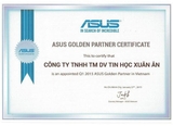Chứng nhận đại lý uỷ quyền laptopnew của Asus Việt Nam