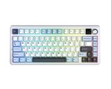 Keyboard Aula F75 Max 3 Mode - Trắng Xanh Đen