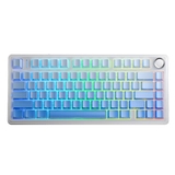 Keyboard Aula F75 Pro 3 Mode - Xanh Trắng