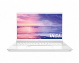 Laptop MSI Prestige 14 white - màn hình