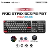 Keyboard Asus ROG Strix Scope PBT Red/Blue - ASUS