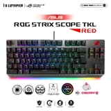 Keyboard Asus ROG Strix Scope TKL Red - ASUS