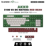 Laptopnew - Keyboard Mechancial AKKO 3108 V2 DS Matcha Red Bean - thumnail