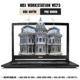 Laptop Workstation MSI WE73 8SK