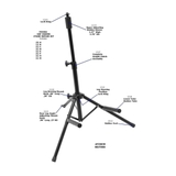 On-Stage RS7500 Tiltback Tripod Amp Stand