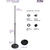 On-Stage MS7201B/C Round Base Mic Stand