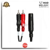 Hosa Stereo Breakout YPR-257 (1/4in TRSF - Dual RCA) (Dây cáp chữ Y tách stereo bông sen)