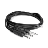 Hosa Y Cable CYP-105 (1/4in TS - 2 1/4in TS) (1.5m)