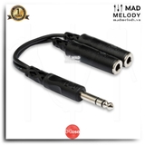 Hosa Y Cable YPP-118 (1/4in TRS - Dual 1/4in TRSF) (Dây cáp nhân đôi 6.35mm stereo)
