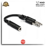 Hosa Y Cable YPP-308 (1/4in TRSF - Dual 1/4in TRS) (Dây cáp nhân đôi 6.35mm stereo)