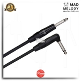 Hosa Pro Guitar Cable HGTR-000R (REAN Straight - Right-angle) (Dây cáp ghita gập)