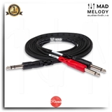 Hosa Insert Cable STP-202 (2m) (1/4in TRS - Dual 1/4in TS) (Dây cáp insert mixer)