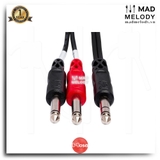 Hosa Insert Cable STP-202 (2m) (1/4in TRS - Dual 1/4in TS) (Dây cáp insert mixer)