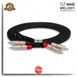 Hosa Pro Stereo Interconnect HRR-000X2 (Dual REAN RCA) (Dây cáp bông sen)