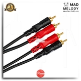 Hosa Stereo Interconnect CRA-203AU (3m) (Dual Gold-plated RCA) (Dây cáp bông sen mạ vàng)