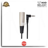 Hosa Microphone Cable XVM-105M (1.5m) (Right-angle 3.5mm TRS - XLR3M) (Dây cáp Micro 3.5mm gập)