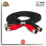 Hosa Dual MIDI Cable MID-203 (3m) (Dual 5-pin DIN) (Dây cáp MIDI)