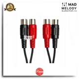 Hosa Dual MIDI Cable MID-203 (3m) (Dual 5-pin DIN) (Dây cáp MIDI)