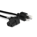 Hosa Power Cord PWC-140R (IEC C13 - NEMA 5-15P)