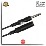 Hosa Headphone Extension Cable HPE-300 (1/4in TRS - 1/4in TRS) (Dây cáp nối dài tai nghe)