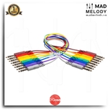 Hosa Balanced Patch Cables CSS-800-PATCH (8pcs) (1/4in TRS) (Bộ dây cáp Patch 6.35mm TRS)