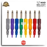 Hosa Unbalanced Patch Cables CPP-800-PATCH (8pcs) (1/4in TS) (Bộ dây cáp Patch 6.35mm TS)