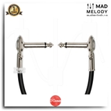 Hosa Guitar Patch Cable IRG-600.5 (6x15cm) (Low-profile Right-angle) (Bộ dây cáp nối effects pedal)
