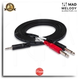 Hosa Stereo Breakout CMP-150 (3.5mm TRS - Dual 1/4in TS) (Dây cáp tách stereo 6.35mm)