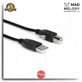 Hosa High Speed USB Cable USB-200AB (Type A - Type B) (Dây cáp USB Type B)