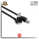 Hosa High Speed USB Cable USB-203FB (0.9m) (Flex Type A - Type B) (Dây cáp đầu xoay USB Type B)