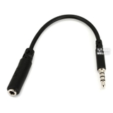 Hosa Headphone Adaptor MHE-158 (3.5mm TRRS - Slim 3.5mm TRRS)