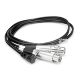 Hosa Microphone Cable CYX-405F (2XLR3F - 3.5mm TRS) (1.5m)