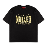 Áo thun đen in chữ NULLED Grunge Star Tee N-T3126-N-T00-D