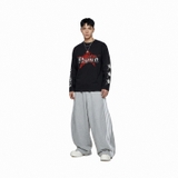 Áo dài tay đen NULLED Gothic Star Longsleeve Tee N-T3196-HC-T10-D