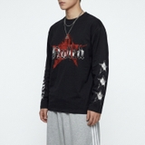 Áo dài tay đen NULLED Gothic Star Longsleeve Tee N-T3196-HC-T10-D