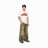 Áo thun trắng chữ đỏ NULLED Vietnamese Letter Tee | N-T3106-N-T00-T