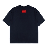 Áo thun xanh than in NULLED Graphic Tee boxy | N-T3118-N-T00-NA