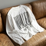 Áo thun trắng in chữ xước NULLED Grunge Star Tee N-T3138-N-T00-T