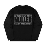Áo dài tay đen NULLED Meaning Box Longsleeve N-T3171-HC-T16-D