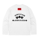 Áo dài tay trắng NULLED Minimal Longsleeve Tee N-T3202-HC-T10-T