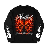 Áo dài tay đen NULLED Fire Skull Longsleeve N-T3166-HC-T16-D