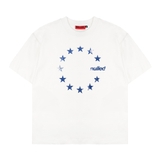 Áo thun trắng vòng sao NULLED Star Circle Tee N-T3116-N-T00-T