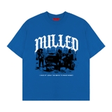 Áo thun xanh bích in gothic NULLED Gothic Gang Tee | N-T3104-N-T00-CB