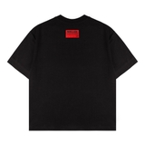 Áo thun đen in chữ NULLED Peak Graphic Tee  N-T3128-N-T00-D