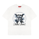 Áo thun trắng in thiên thần NULLED Gothic Angel Tee | N-T3108-N-T00-T