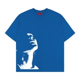 Áo thun xanh in bóng NULLED Shadow Hand Tee N-T3125-N-T00-CB