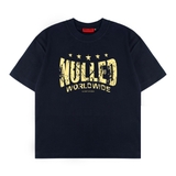 Áo thun xanh than in chữ NULLED Grunge Star Tee N-T3126-N-T00-NA