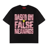 Áo thun đen NULLED False Meanings Tee N-T3190-N-T00-D