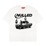 Áo thun trắng in NULLED Cyber Rider Tee  N-T3127-N-T00-T